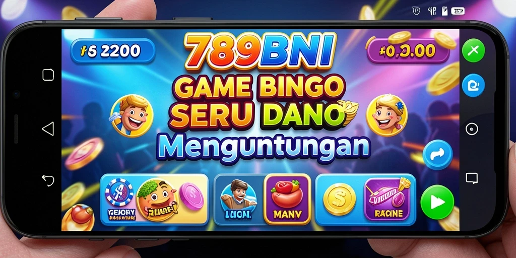 Screenshot gameplay Bingo dalam 789BNI yang menarik.