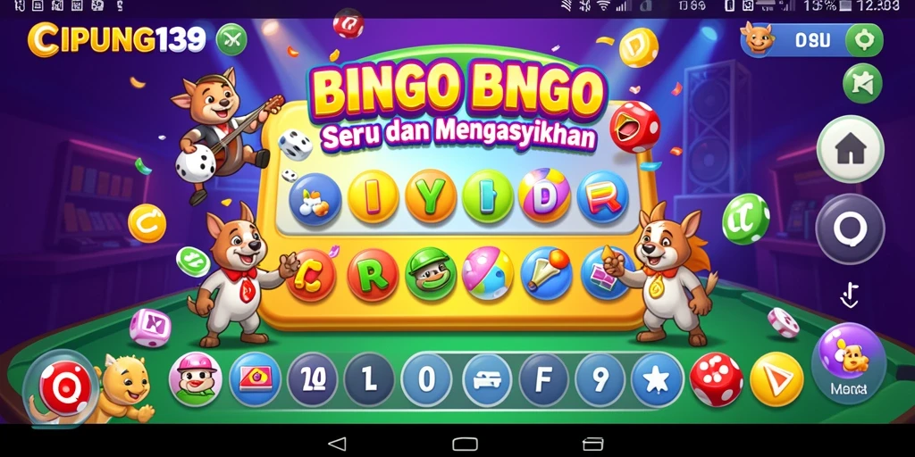 Tampilan gameplay Bingo yang menarik dan interaktif.