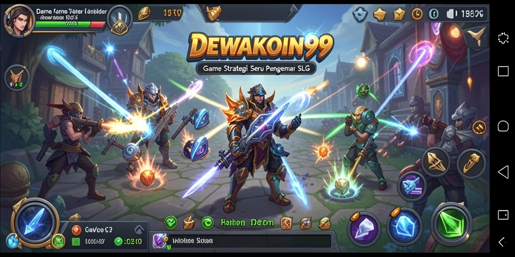 Tampilan gameplay DEWAKOIN99 yang seru dan strategis.