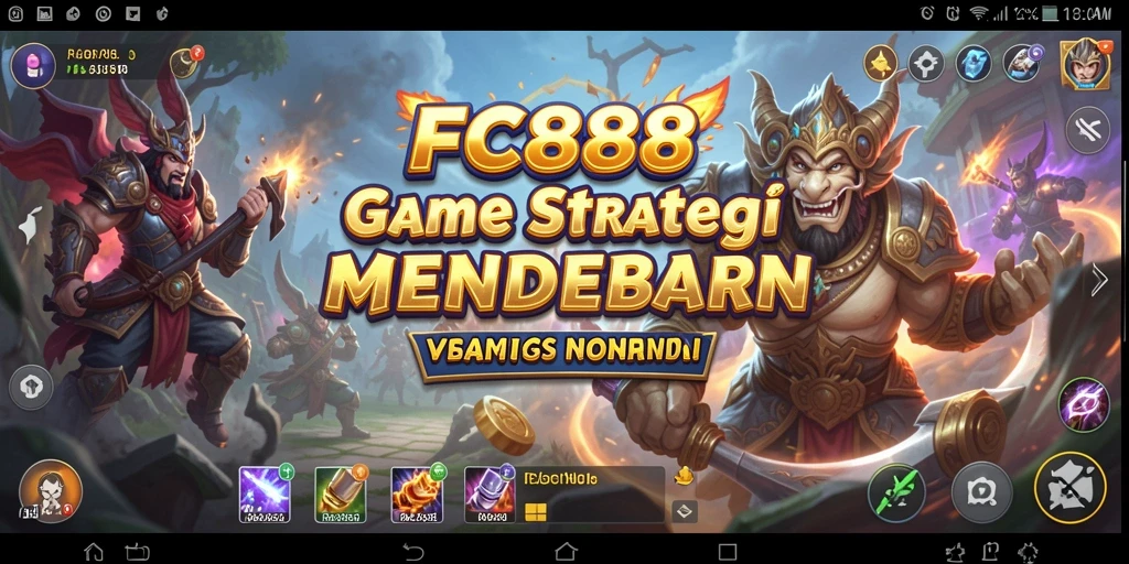 Tampilan gameplay FC888 yang mendebarkan dan strategis.