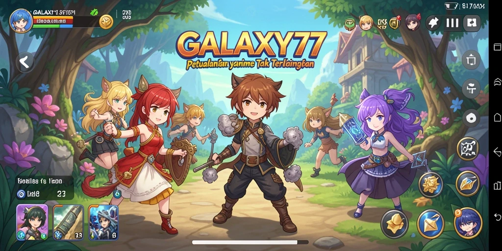 Tampilan dinamis dari gameplay <strong>GALAXY77</strong> yang memikat dan penuh aksi.