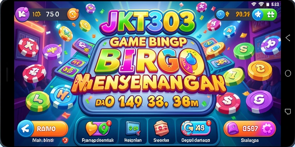 Tampilan seru gameplay Bingo di JKT303.