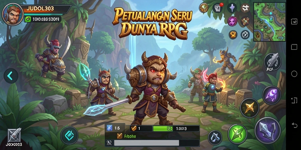 Screenshot gameplay yang menunjukkan pertempuran mendebarkan di <strong>JUDOL303</strong>