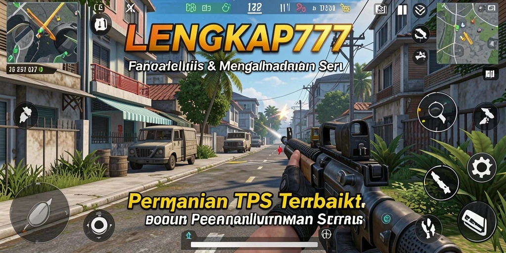 Screenshot gameplay LENGKAP777 yang menampilkan aksi TPS mendebarkan.