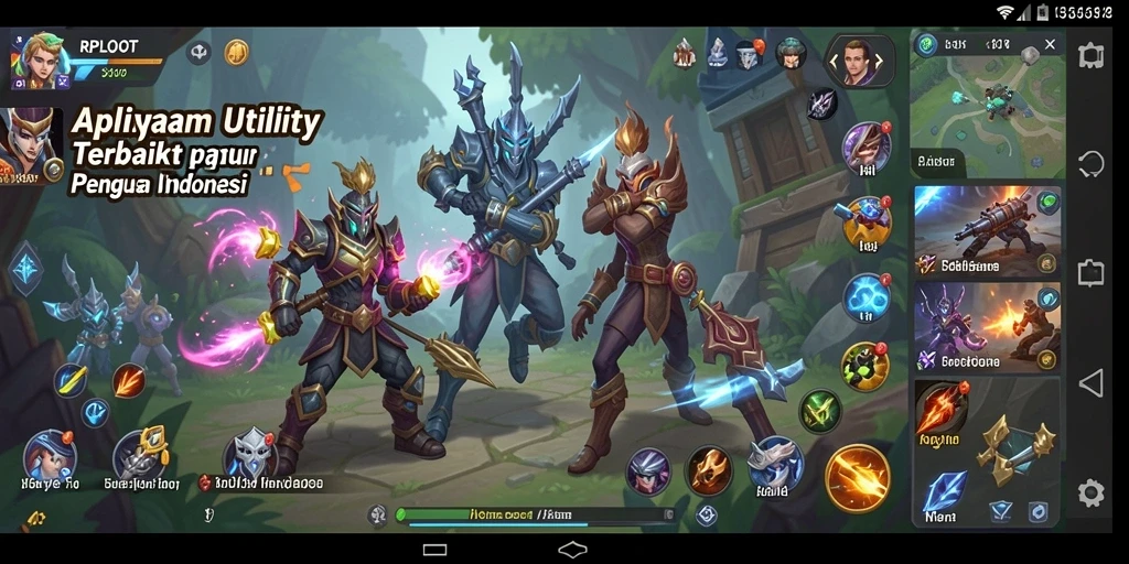 Screenshot RPLOOT menampilkan antarmuka aplikasi Utility yang menarik dan fungsional.