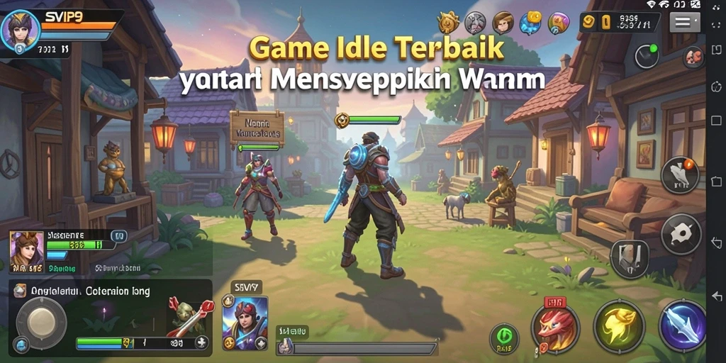 Tampilan gameplay SVIP9 dengan fitur Idle yang menarik.