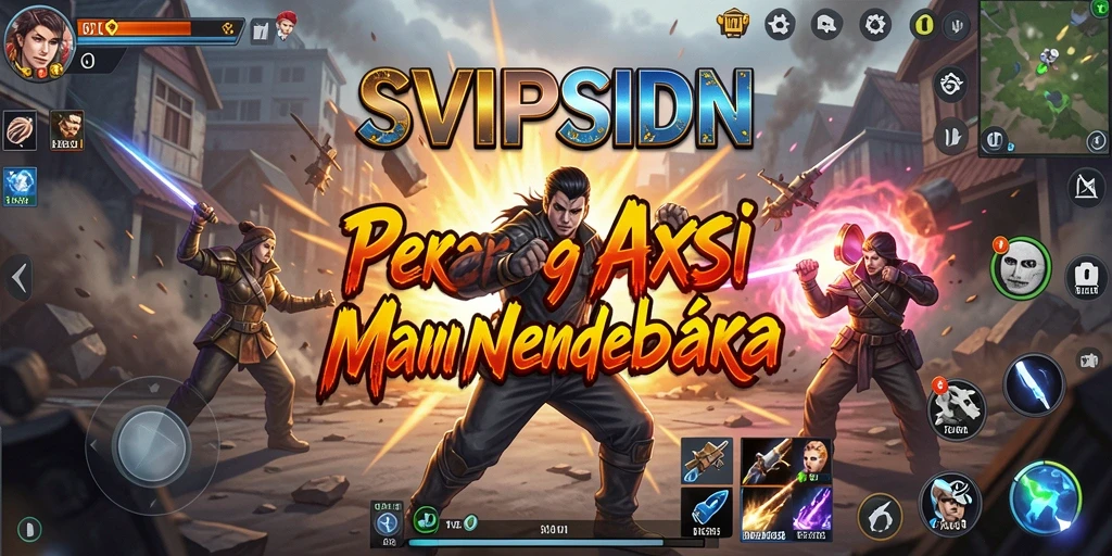 Screenshot gameplay SVIPSIDN yang mendebarkan dengan aksi intens.